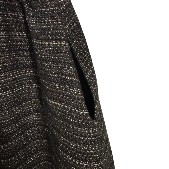 Anthropologie MOULINETTE SOEURS Black Silver Sleeveless Tweed Dress in Sz 4 P - Picture 5 of 9